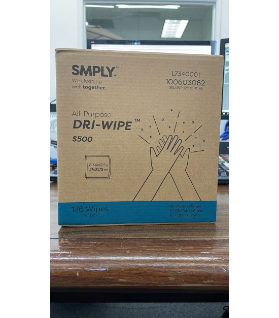 SMPLY S500 176 Counts Dri-Wipe. 20000 Boxes. EXW Los Angeles